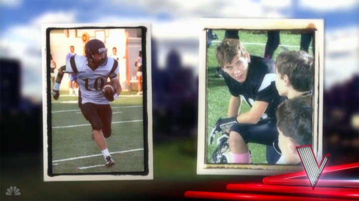 Voice contestant Zach Seabaugh played football since fourth grade